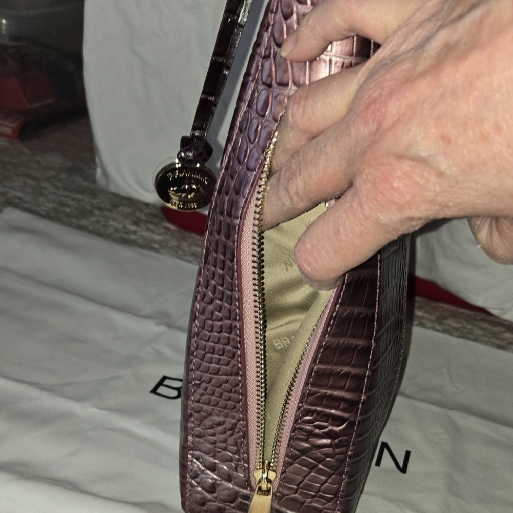 Brahmin Tabitha Shoulder Bag in Mellow Rose Jessamine. NWT RARE - Picture 7 of 16